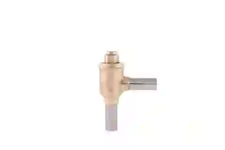 CASTEL 3188EW/M28, CO2 TERUGSLAGKLEP 90°, 28mm RVS, PS=140