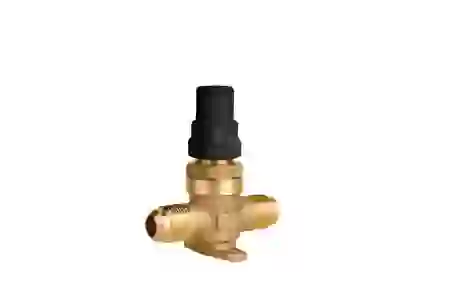 CASTEL 6410/4, AFSLUITER 2x1/2" FL, RECHT MET VOET