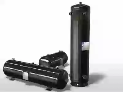 VTT-80 VERT. TANK 80L, IN/UIT 2 x 1.3/4" UNF